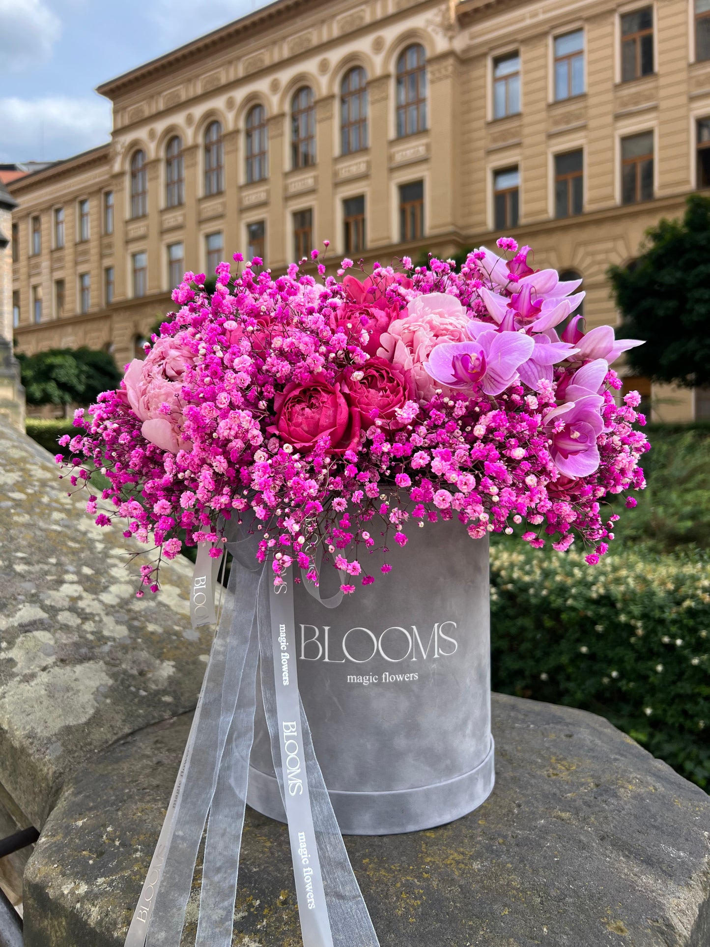 Bouquet box PINK BLOOMS