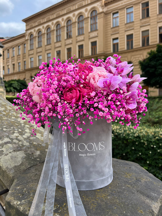 Bouquet box PINK BLOOMS